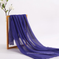 Silk yoryu purple 10M/M plain dyed light silk fabric pure crinkle silk chiffon fabric chiffon